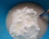 A picture of step 4 of Rabdi Malai cake.