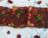 A picture of step 3 of Beetroot sandwich.