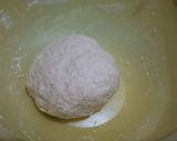 Foto langkah ke 3 dari resep Roti Tawar Empuk homemade no mixer.
