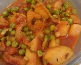আলু মটর কারি(aloo matar curry recipe in Bengali) রেসিপি ধাপ - 3 ছবি