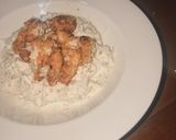 Foto langkah ke 5 dari resep Chicken Katsu Carbonara Rice.