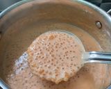 A picture of step 5 of Caramel sago (payasam) kheer.