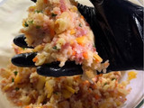 Cheesy Ham & Rice Balls