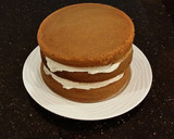 A picture of step 15 of Cinnamon Layer Cake with Cinnamon Buttercream Filling/Frosting.
