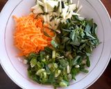 Foto langkah ke 3 dari resep Pais Oncom Hideung khas Bogor.