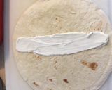 A picture of step 2 of Shredded Chicken Burritos.