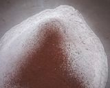 A picture of step 1 of Chocolate cake.