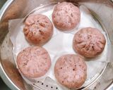 A picture of step 5 of Purple Rice and Red Bean Steamed Buns.