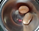 A picture of step 3 of French fries corn potato paneer drum stick.