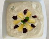 A picture of step 3 of Pineapple, cranberry and cashew raita.