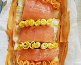Une image de l'étape 5 de Papillote de saumon et légumes de saison.