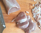 Foto del paso 3 de la receta: Solomillo de cerdo a la carbonara
