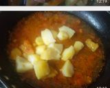 A picture of step 4 of Gravy Aloo.