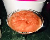 A picture of step 4 of Watermelon Sorbet/Slushee.