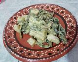 Foto del paso 5 de la receta: Rajas a la crema con queso mozzarella