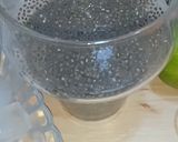 Une image de l'étape 3 de Boisson rafraîchissante au citron vert et graines de chia.