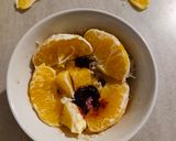 A picture of step 5 of Overnight Orange Oats.