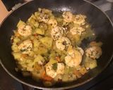 Une image de l'étape 13 de Gambas géantes à l'ananas, aubergine et tomates cerises.