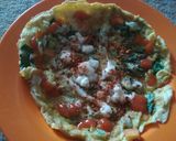Foto langkah ke 4 dari resep Telur dadar sayur.