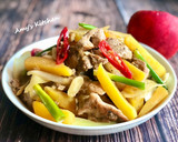 蔥爆豬肉炒地瓜 / 簡單家常菜的食譜步驟8照片