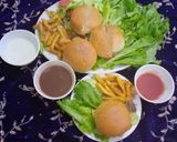 A picture of step 25 of MINI CHAPLI BURGER 👑 WITH FRENCH FRIES.