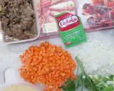 Foto langkah ke 1 dari resep Puff Pastry Isi Opor Ayam (Remake Makanan Lebaran).