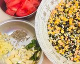 A picture of step 1 of Mixdal palak.