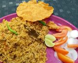 A picture of step 6 of Masoor Pulao.