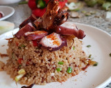 Foto del paso 8 de la receta: Cuenco de Quinoa con Pulpo, Hortalizas y Alcachofa