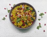 A picture of step 3 of Indori Poha.