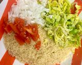 Foto del paso 3 de la receta: Ensalada de cous cous con atún y salsa de yogur