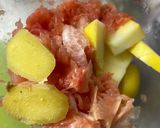 Grapefruit apple(etc)sauce with all kinds of fruits which has been in the fridge since ancient times রেসিপির ধাপ 2 ছবি