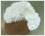 Foto langkah ke 4 dari resep Choco Sponge Cake Ekonomis (Base Cake).