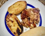 Foto del paso 5 de la receta: Cuarto trasero de pollo marinado con patatas asadas