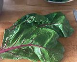 Foto del paso 1 de la receta: Acelgas rojas con boniato, arándanos y queso Roquefort!!!