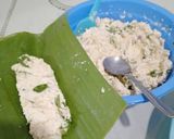 Foto langkah ke 7 dari resep Pepes Tahu Jamur Kemangi.