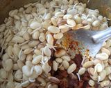 A picture of step 2 of Valache Birde / Bitter Field Beans Curry.
