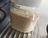 A picture of step 1 of Sourdough Bread.
