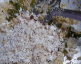A picture of step 3 of Upma burger.
