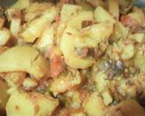 A picture of step 4 of ہری پیاز آلو کی ترکاری Potatoes with Spring Onion.