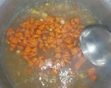 A picture of step 2 of Veg sweet corn soup.