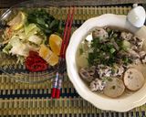 Hình bước làm 3 của món Bún mọc