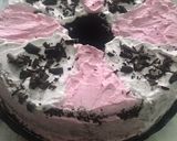 A picture of step 5 of Naked Chocolate Cake.
