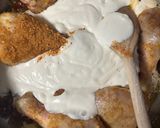 Une image de l'étape 3 de Poulet crémeux aux épices cajún.