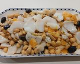 Foto del paso 7 de la receta: Ensalada de garbanzos, bacalao y cítricos