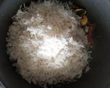 A picture of step 4 of Lemon Rice.