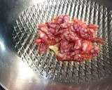 蒜苗炒臘腸的食譜步驟1照片