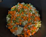 A picture of step 2 of Daddy's Chicken Noodle Soup.