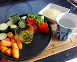 Foto del paso 1 de la receta: Cuscús de verduras con Higaditos de Pollo y Musabbaha Libanés
