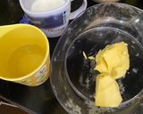 Foto langkah ke 1 dari resep Bomboloni pandan gulmer filling mocca.